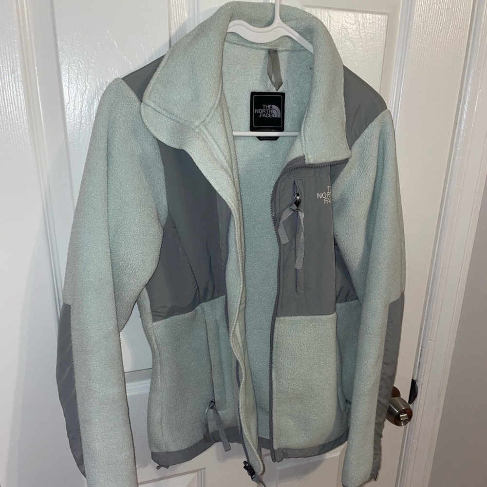 Light blue The North Face Denali fleece jacket